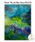 Meet Me At The Sea Decoupage & Mixed Media Art Paper Teal Blue Green (medium)